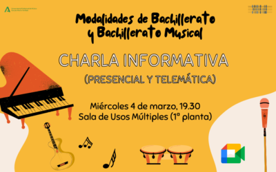 Charla sobre Bachillerato musical